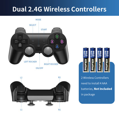 HD Home TV Game Console 4K Wireless Open Source